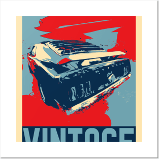 Vintage Muscle Car Posters and Art